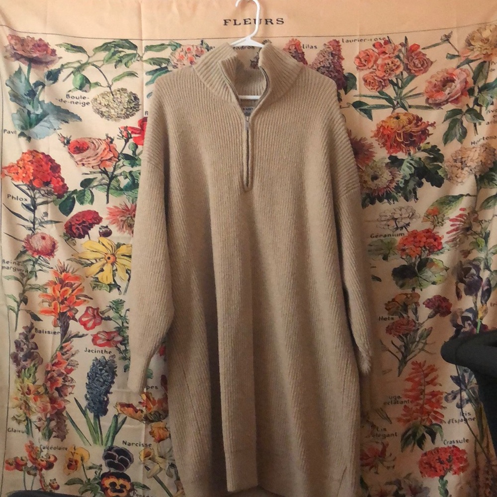 Knit sweater dress from Old Navy, size 3x, camel colored, worn once
